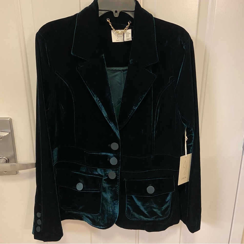 Joie Green Velvet Blazer